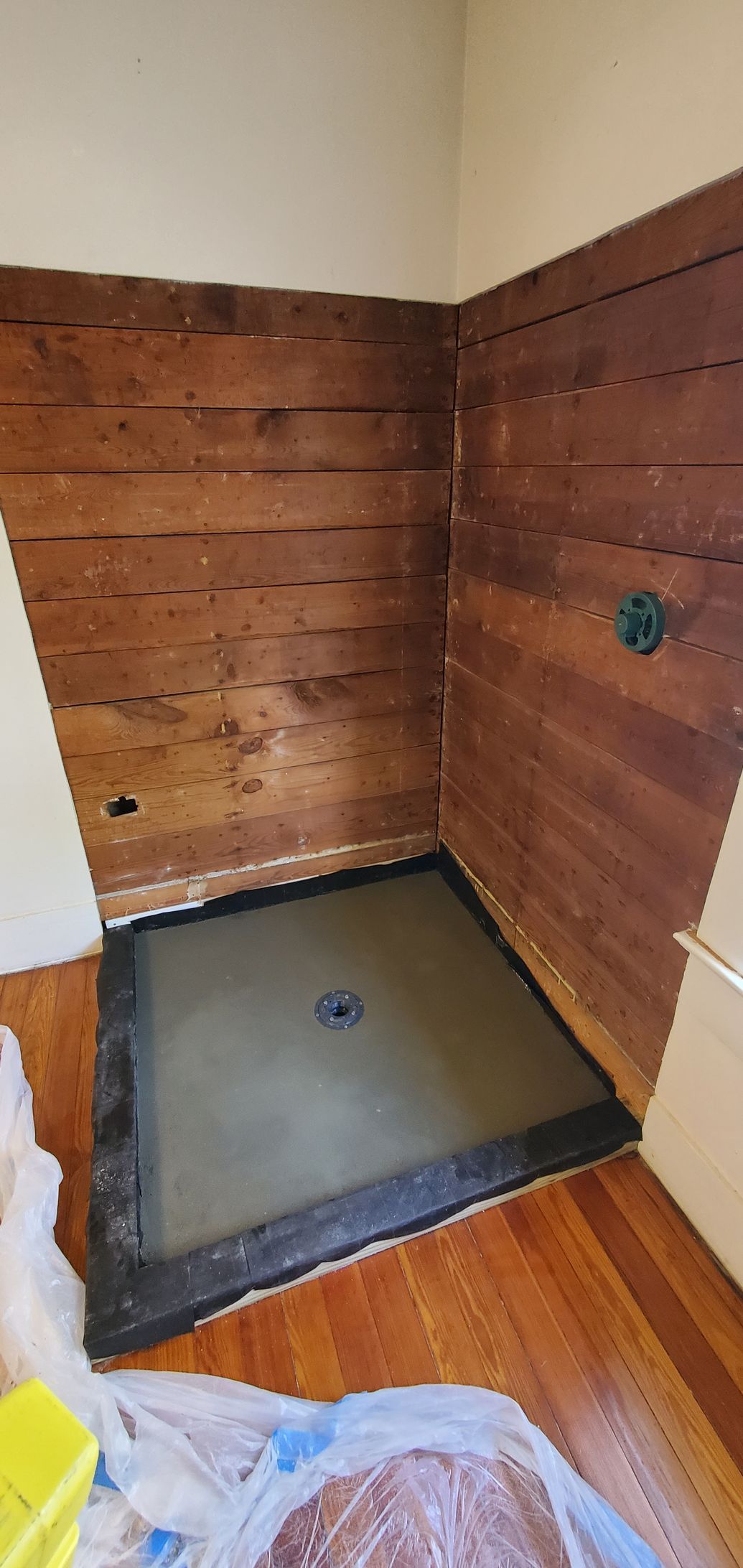Bedroom bath before